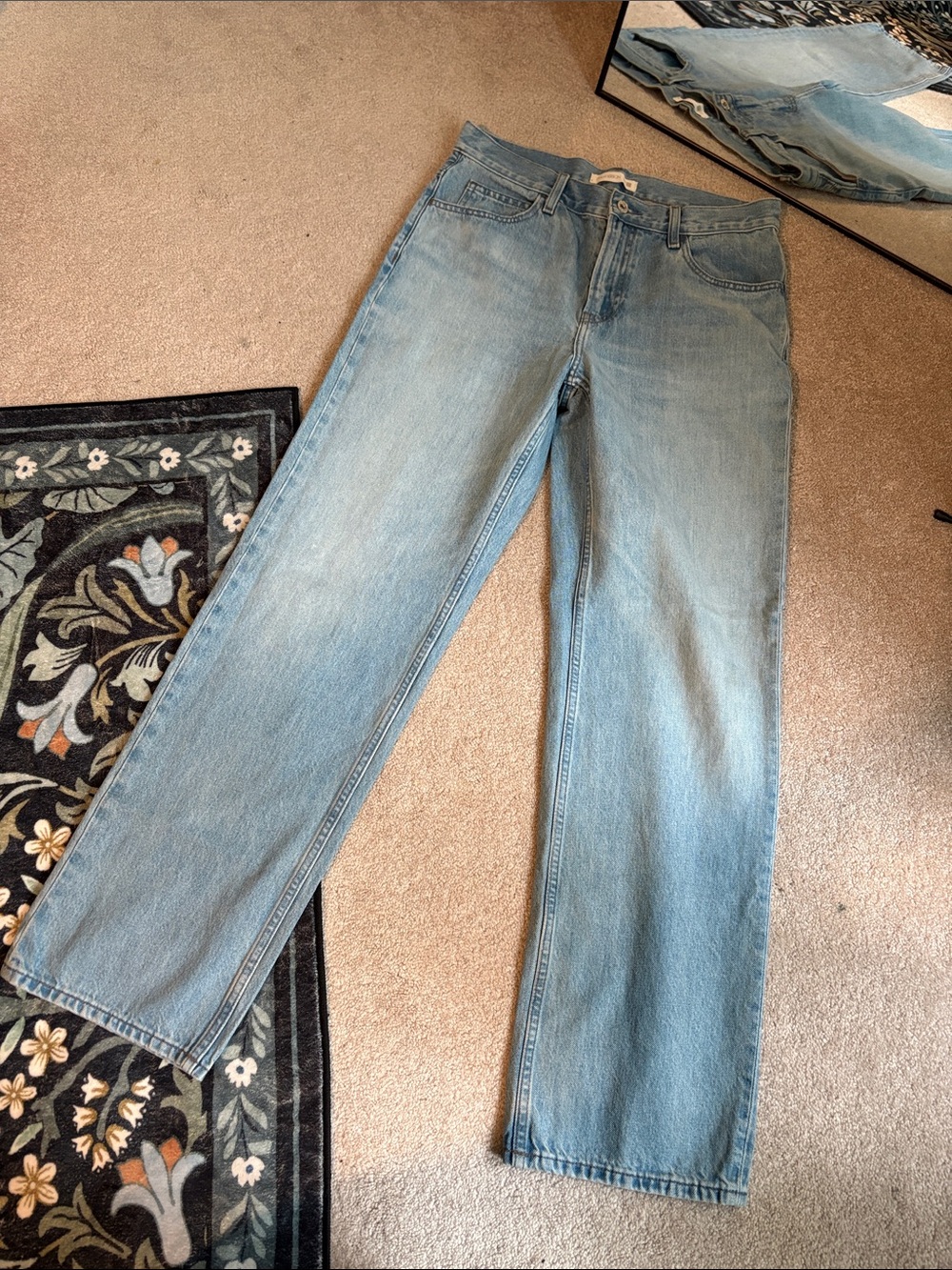 J.W. Anderson x Uniqlo Light Wash Straight-Leg Jeans